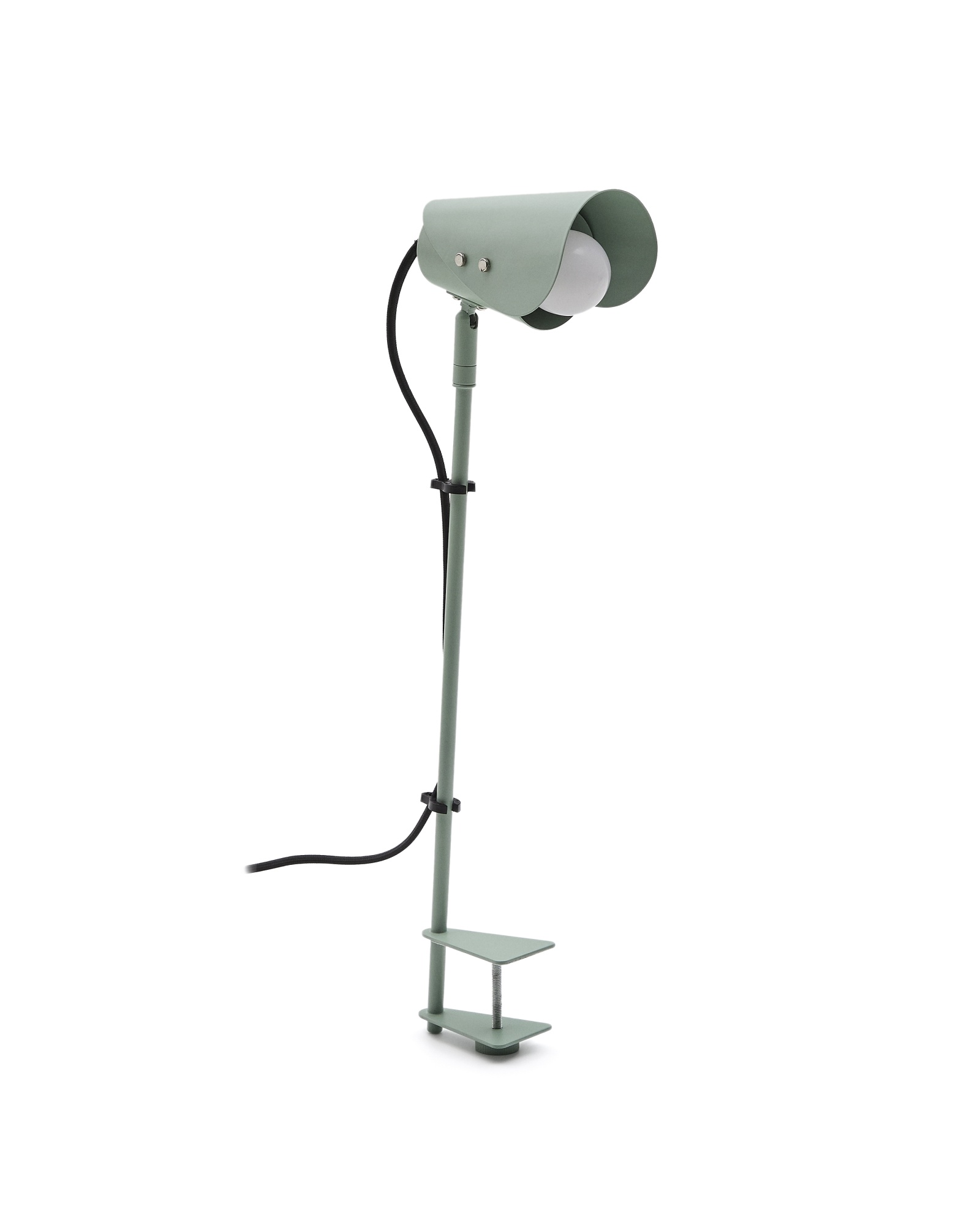 Настольная лампа Jula с зажимом из зеленого металла La Forma (ex Julia Grup)