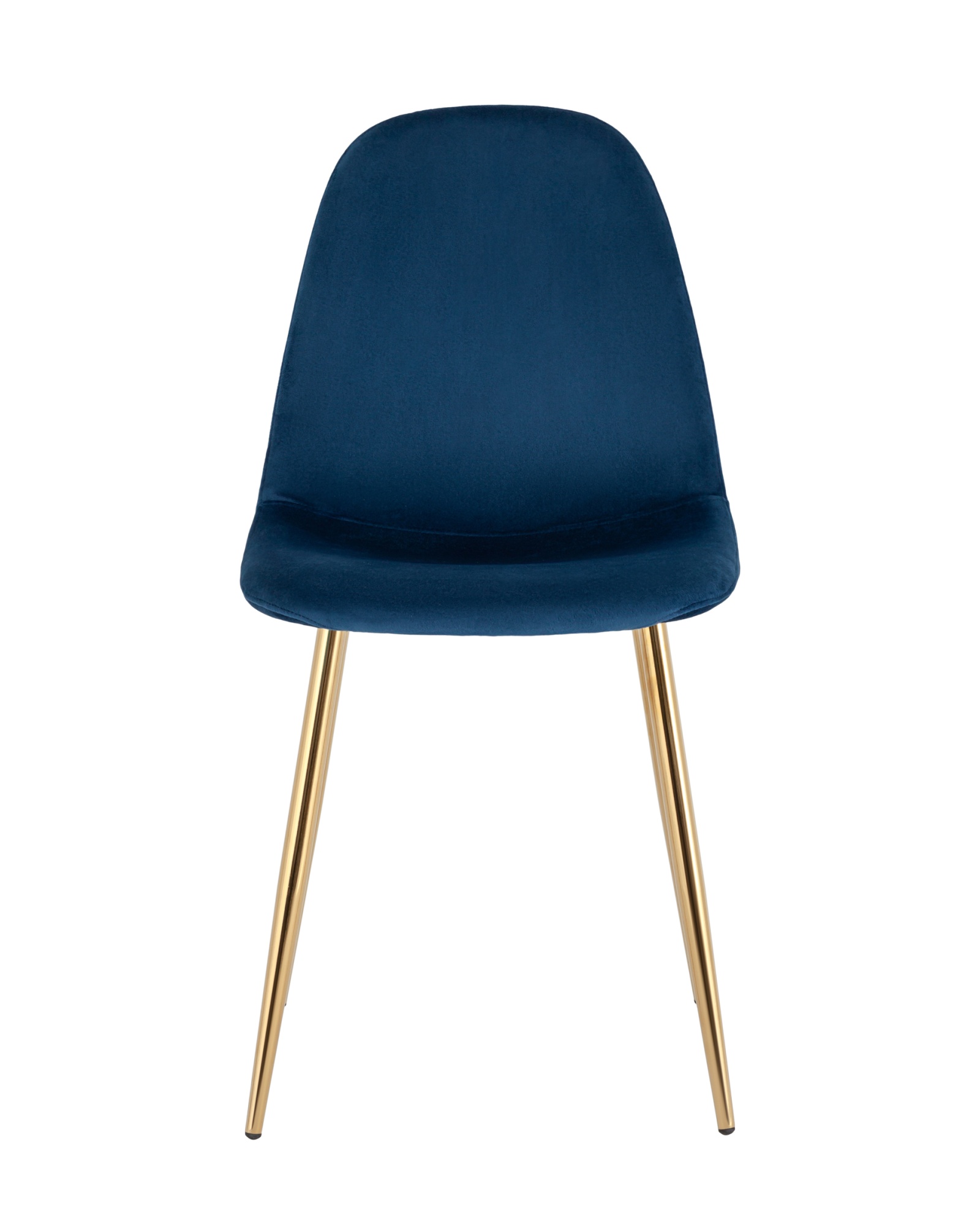 Стул Валенсия SN велюр темно-синий золотые ножки Stool Group