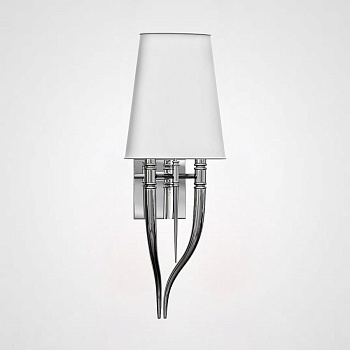 Настенный светильник Crystal Light Brunilde Ipe Cavalli H72 Silver/White by ImperiumLoft