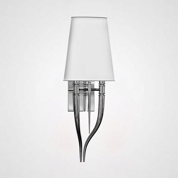 Настенный светильник Crystal Light Brunilde Ipe Cavalli H72 Silver/White by ImperiumLoft