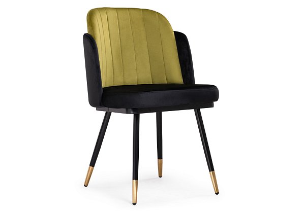 Стул Woodville Penelopa black / hakki / black / gold 15418