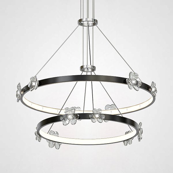 Подвесная люстра CAMILIA B D80 Black by ImperiumLoft
