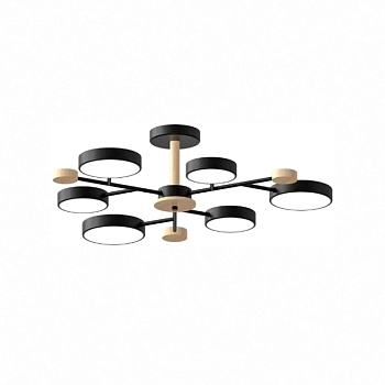 Люстра на штанге LED4U L3214-750 BK