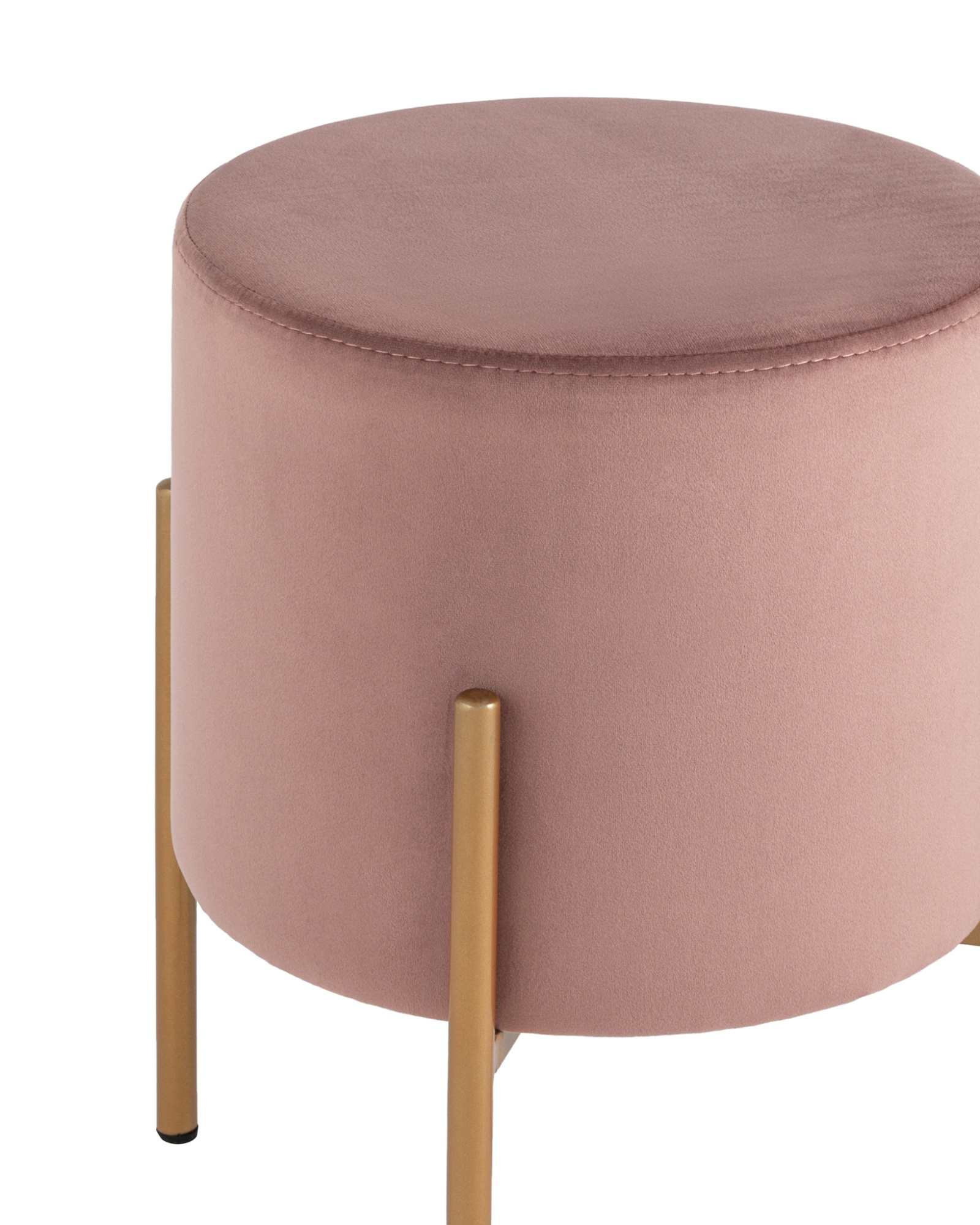 Пуф Кейси велюр пыльно-розовый Stool Group