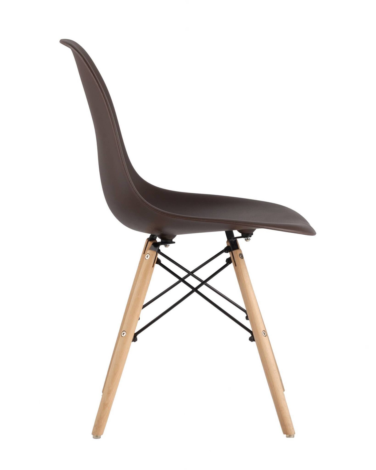 Стул DSW коричневый Stool Group