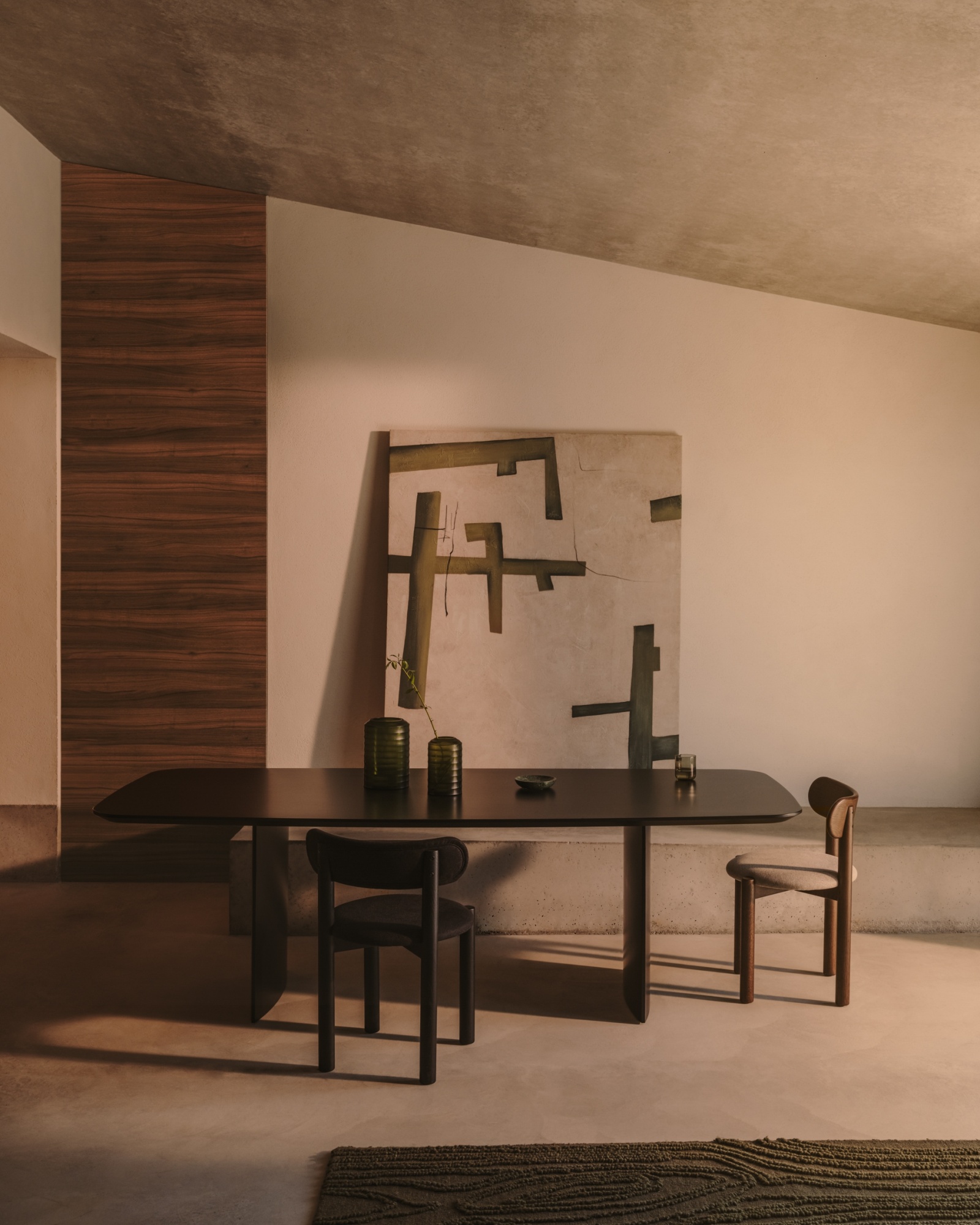 Fida Зеленый абстрактный холст 180 x 140 см La Forma (ex Julia Grup)