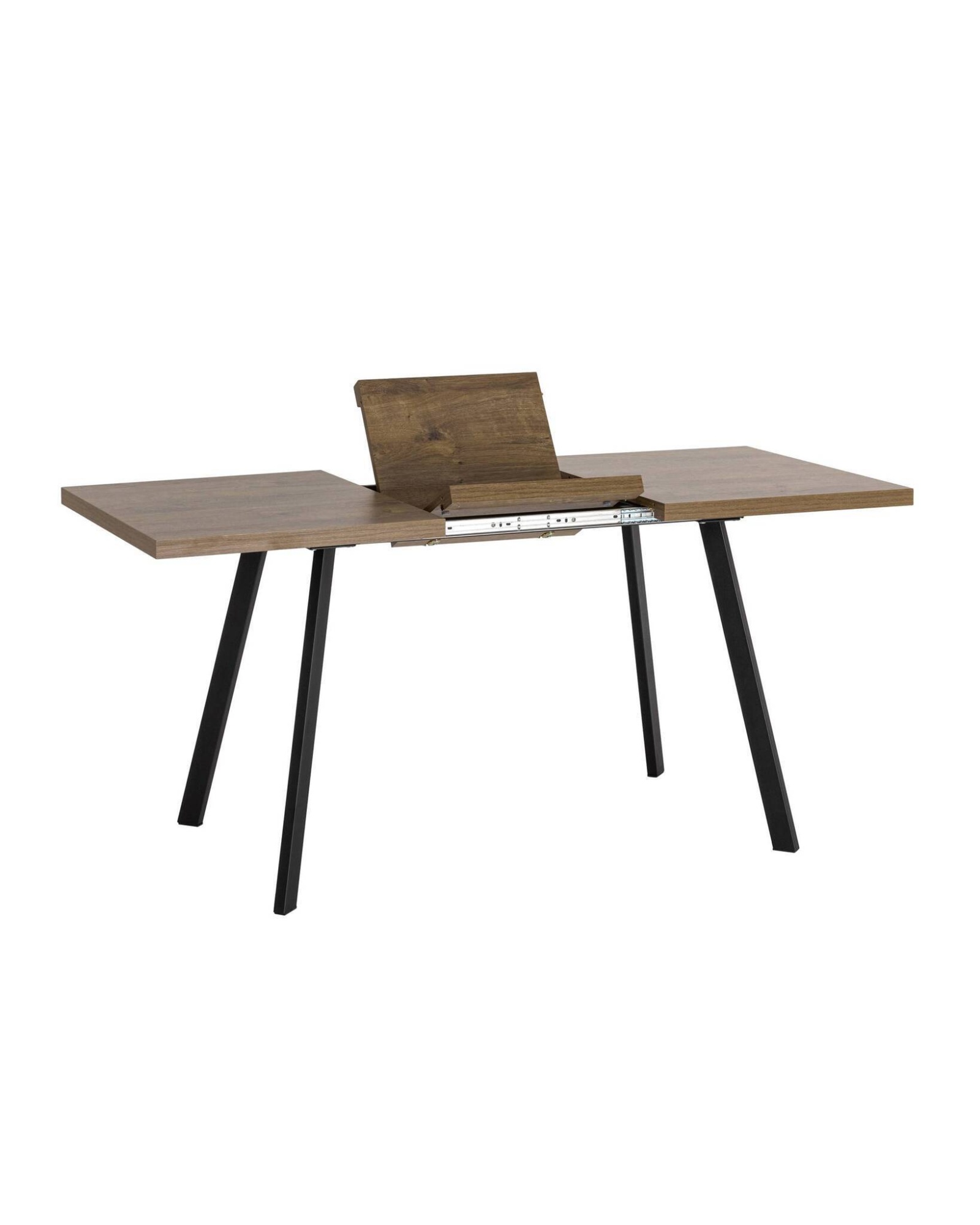 Стол Plain 116-158*74 дуб Ка/черный Stool Group