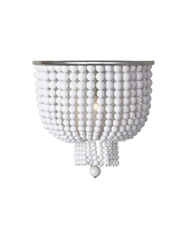Серебряный настенный светильник Бувье Louvre Home JJ10655-1WB