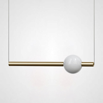 Подвесной светильник broom ORION GLOBE LIGHT gold C L600 by ImperiumLoft
