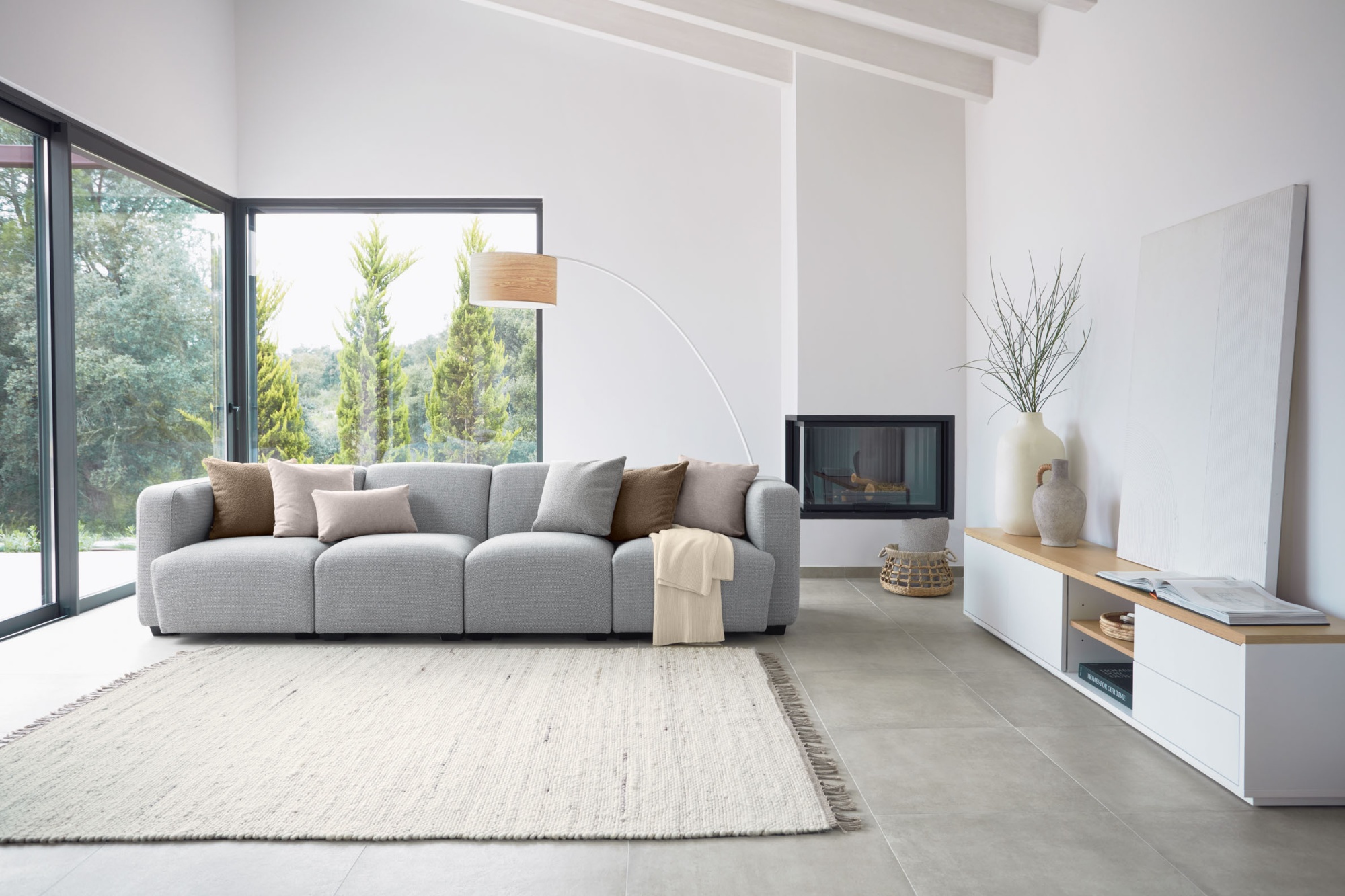 Картина Adelta с белыми линиями 80 x 110 см La Forma (ex Julia Grup)