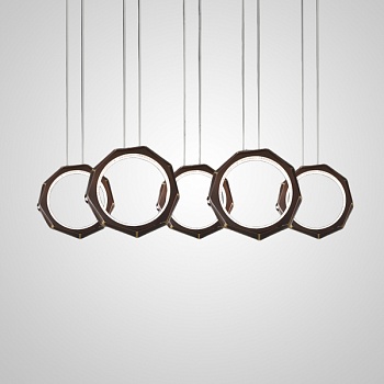Подвесной светильник NILSIGNE COMBO L123 Brown by ImperiumLoft