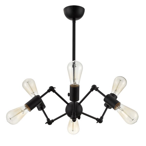 Люстра на штанге Arte Lamp A9190LM-6BK