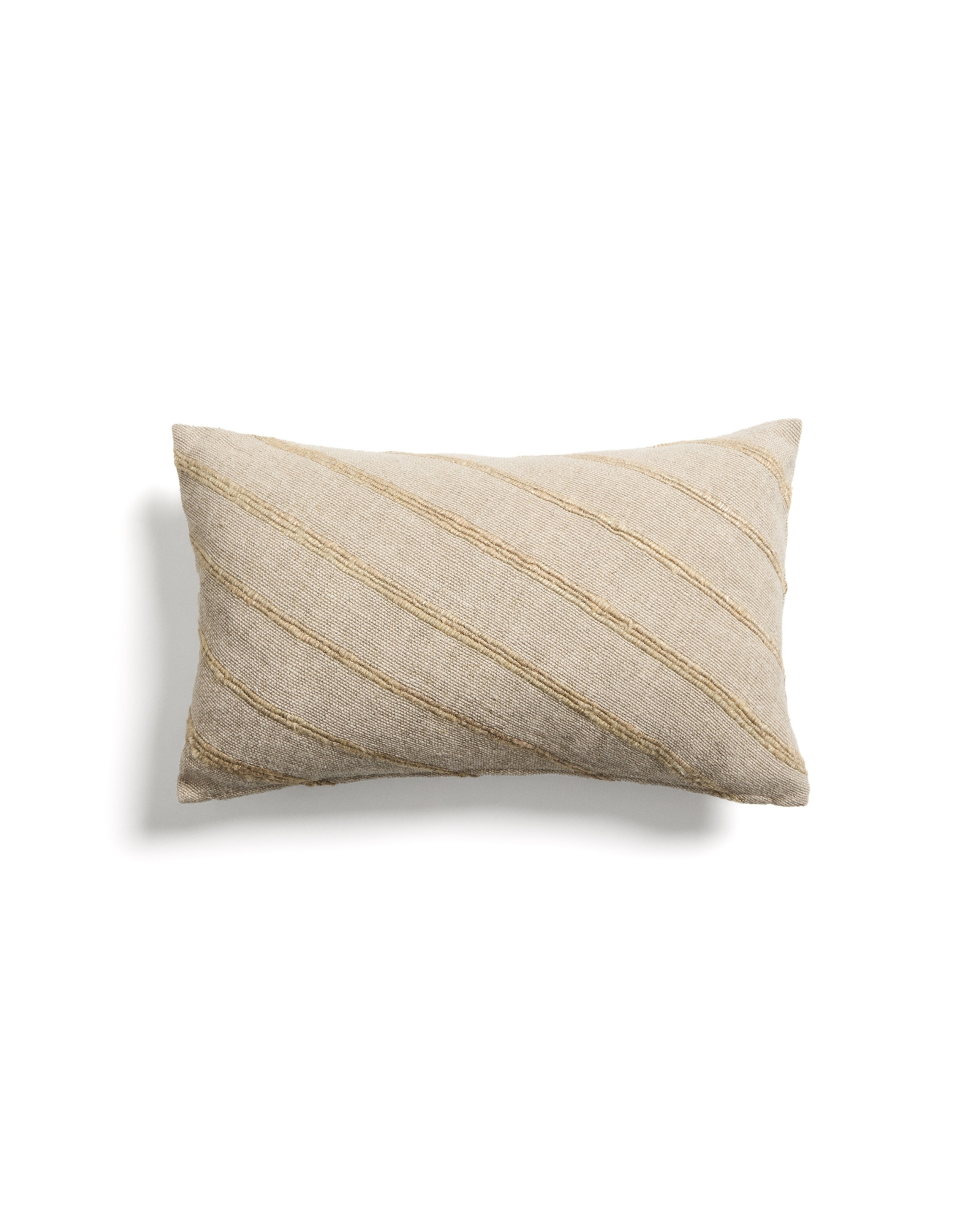 Чехол для подушки Riena бежевого цвета из хлопка и вискозы, 30 x 50 см La Forma 481575