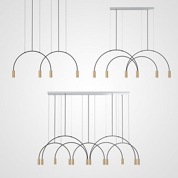 Подвесная люстра Volta Studio Bronze 4 by ImperiumLoft