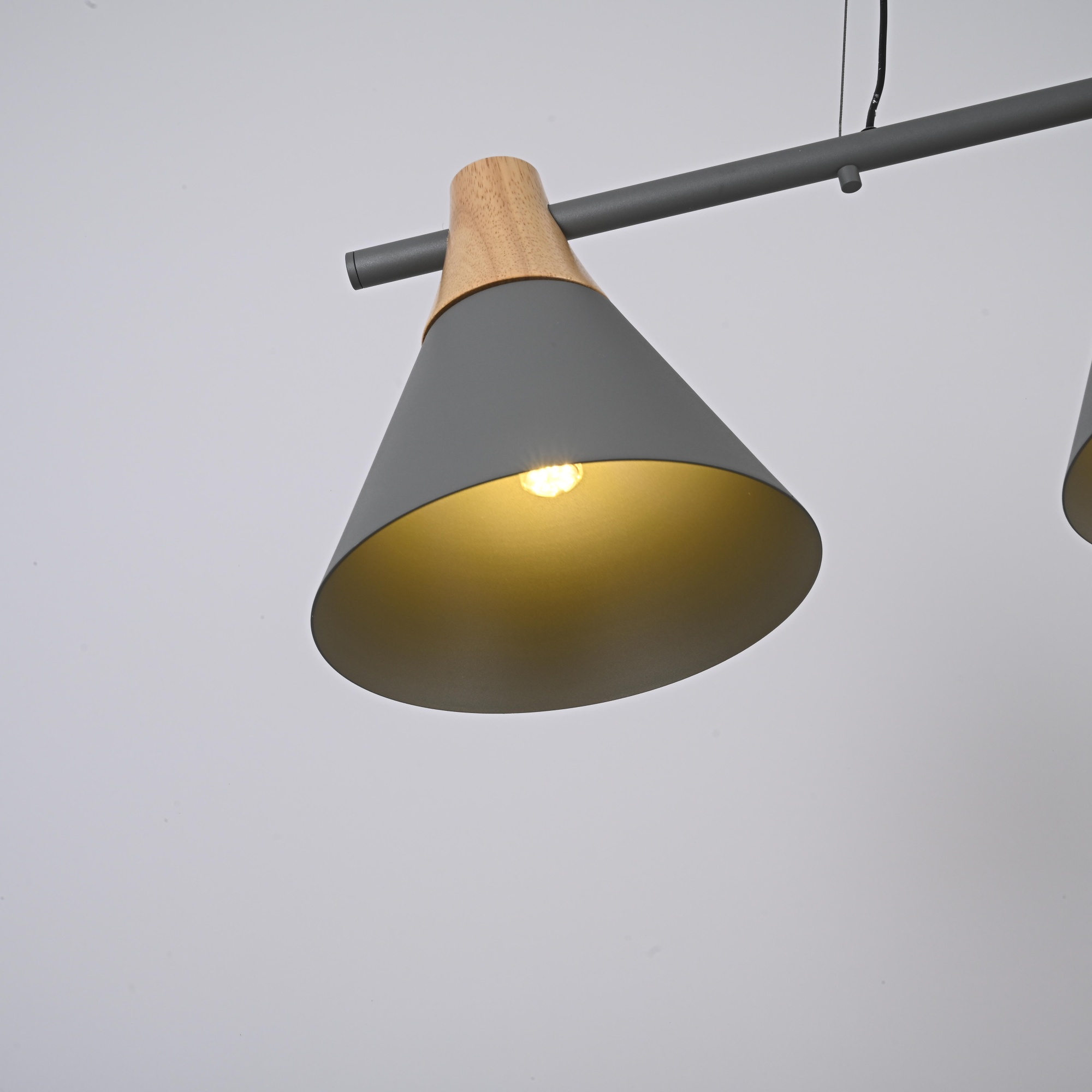 Реечный подвесной светильник NEXT Gray by ImperiumLoft