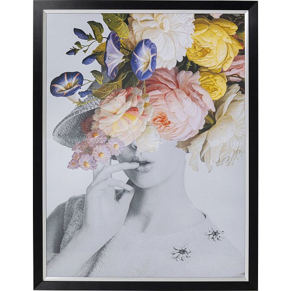 Картина в рамке Lady Flowers 51534 KARE