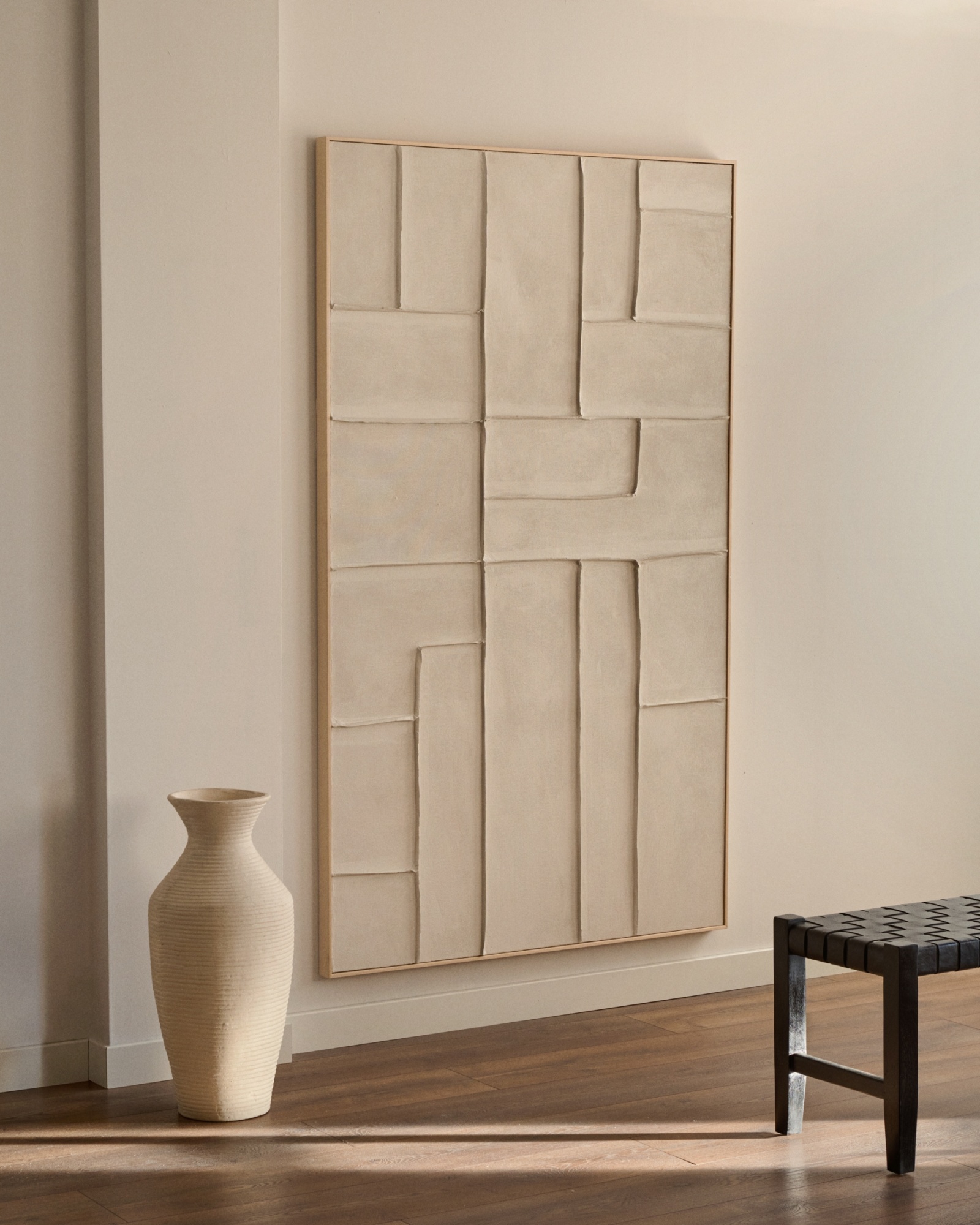 Pria белая ваза из папье-маше, 72 см La Forma (ex Julia Grup)