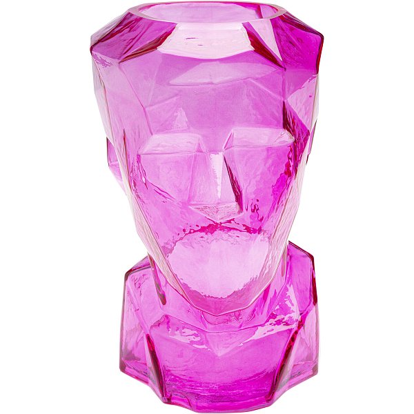 Ваза Prisma Face Pink 30 см KARE 56402