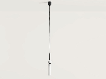 Подвесной светильник Delie черный металл - белый мрамор Aromas del Campo