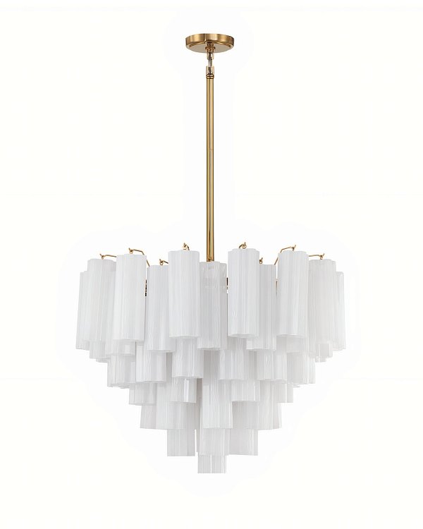Люстра Толбот c белым стеклом Louvre Home LCH960924SWL