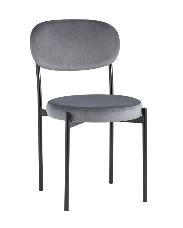 Стул Бриф NEW велюр серый Stool Group