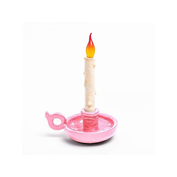 Настольная лампа Seletti Bugia light pink 13116