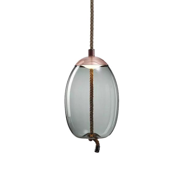 Подвесной светильник Delight Collection Knot A copper/blue