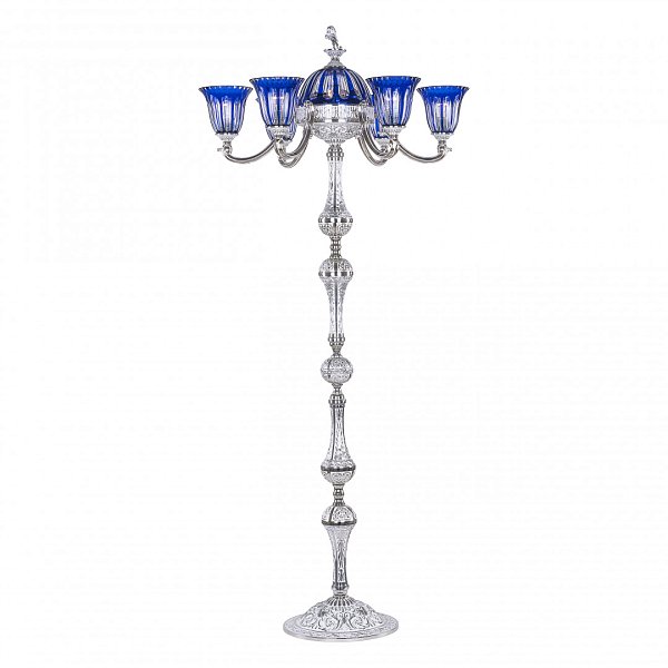 Торшер бронзовый 72009TP/6/175 NW P2 U Clear-Blue/H-1H FL3S