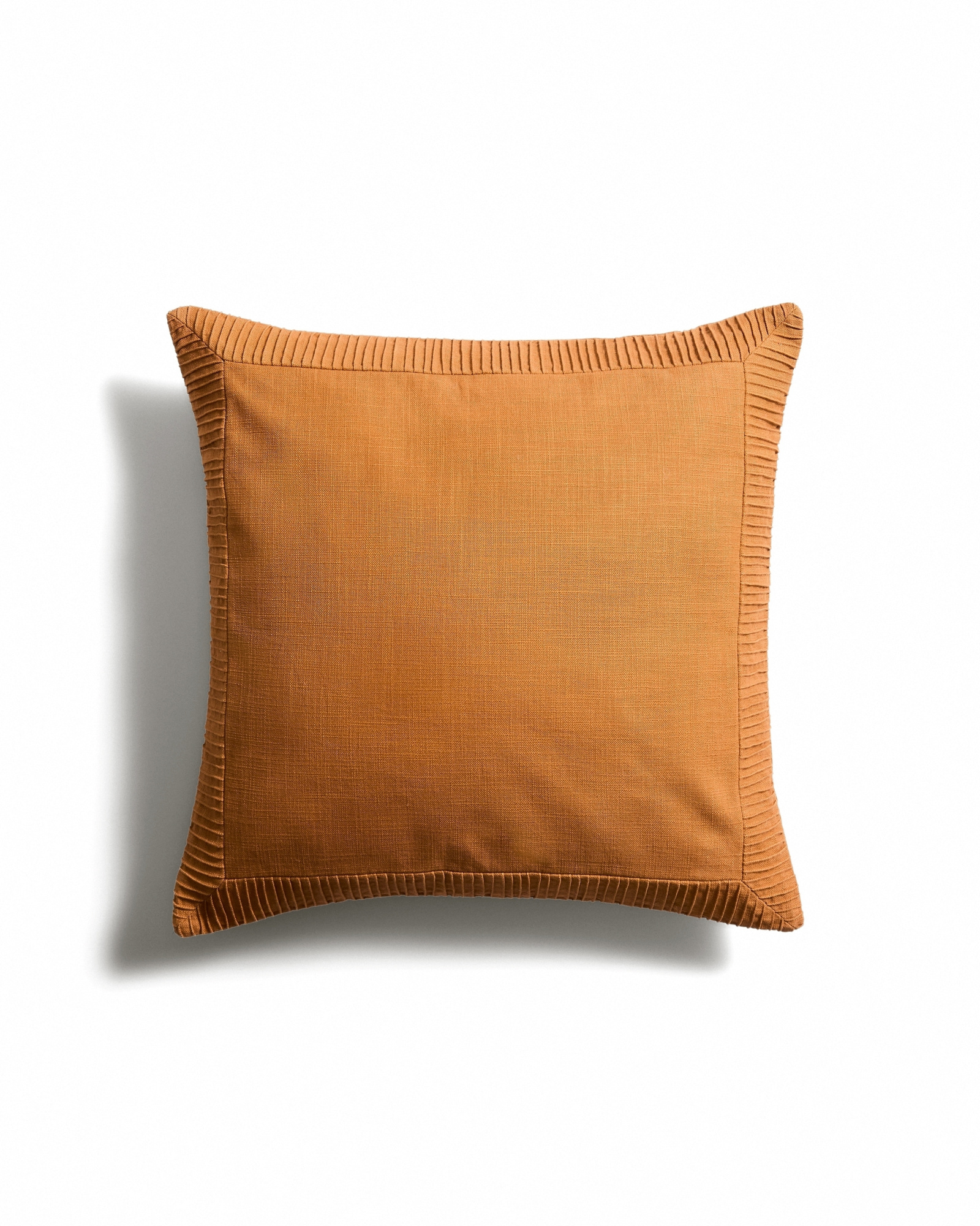 Чехол для подушки Luadia из оранжевого хлопка с плиссировкой, 50 x 50 см La Forma 481249