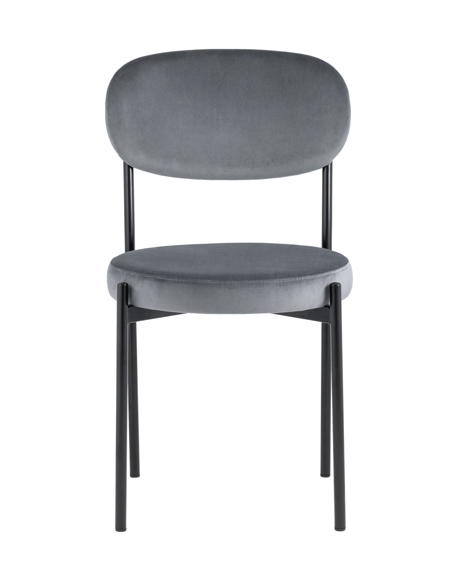 Стул Бриф NEW велюр серый Stool Group