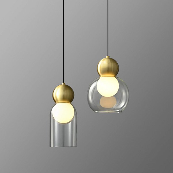Подвесной светильник FANUEL DUO Brass by ImperiumLoft