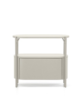 Тумба для ванной Arely из белой стали и белого лака La Forma (ex Julia Grup)