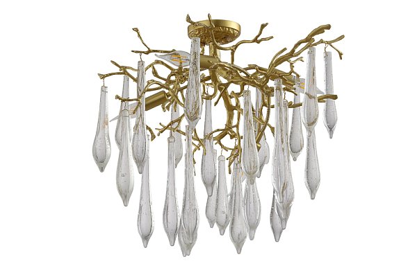Люстра Crystal Lux REINA PL5 D600 GOLD PEARL