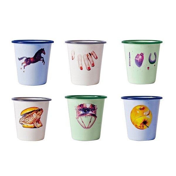 Стакан Seletti Enamel set of 6 16978