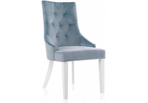 Стул деревянный Woodville Elegance white / blue 11586