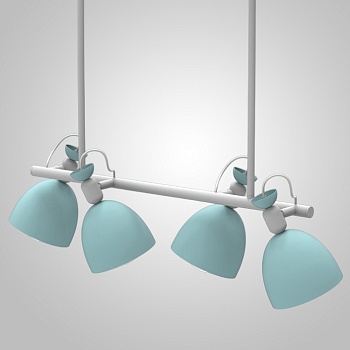 Подвесной реечный светильник LONG Blue by ImperiumLoft