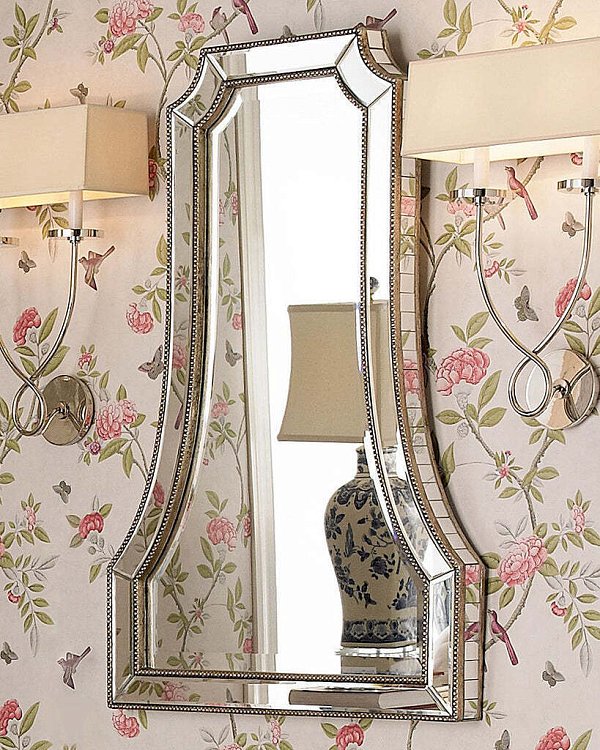Настенное зеркало в фигурной раме Льюис Louvre Home LHVM57