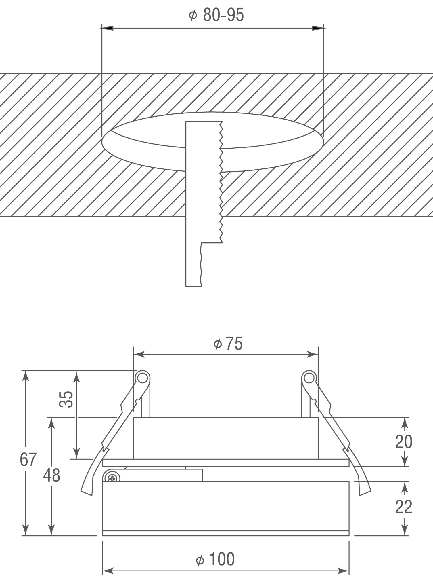 Встраиваемый поворотный светодиодный светильник Donolux DL18961R12W1W