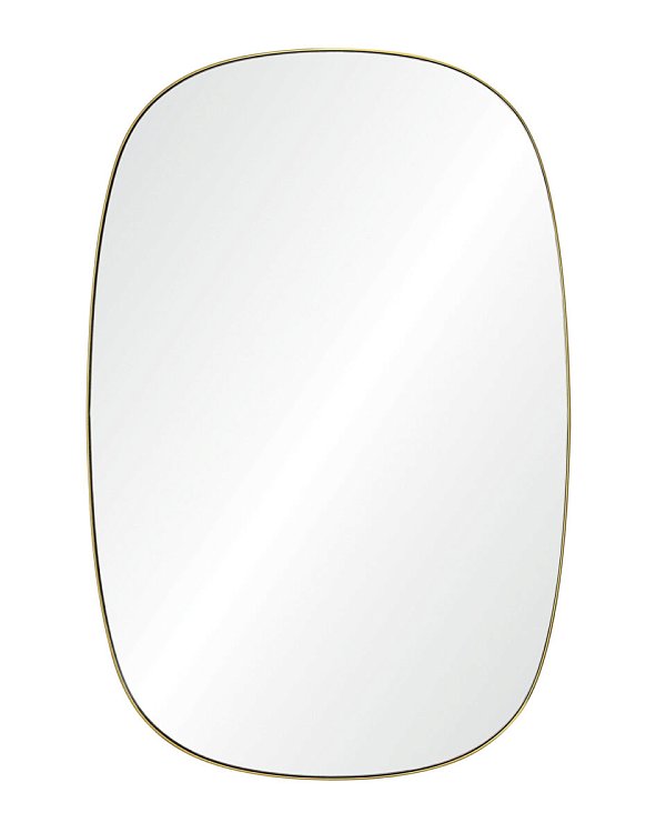 Золотое настенное зеркало Вейл Louvre Home DWM240331PND