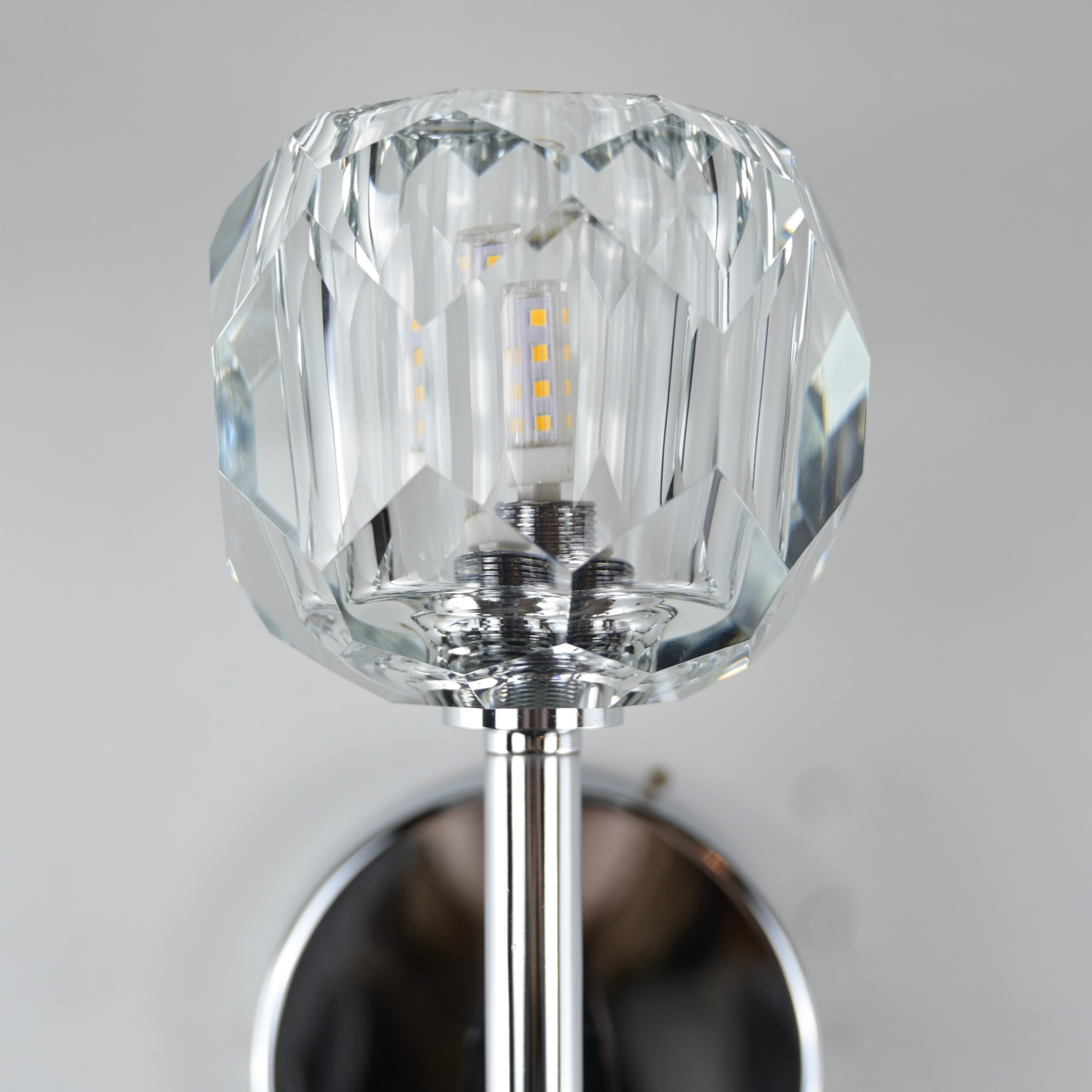 Бра Boule de Cristal Single Sconce Chrome by ImperiumLoft