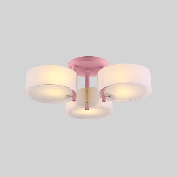 Потолочная люстра HEDDA D54 3 lamps Pink by ImperiumLoft