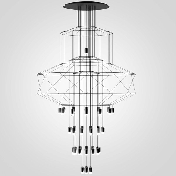 Люстра Wireflow Chandelier 0374 Suspension Lamp By Imperiumloft
