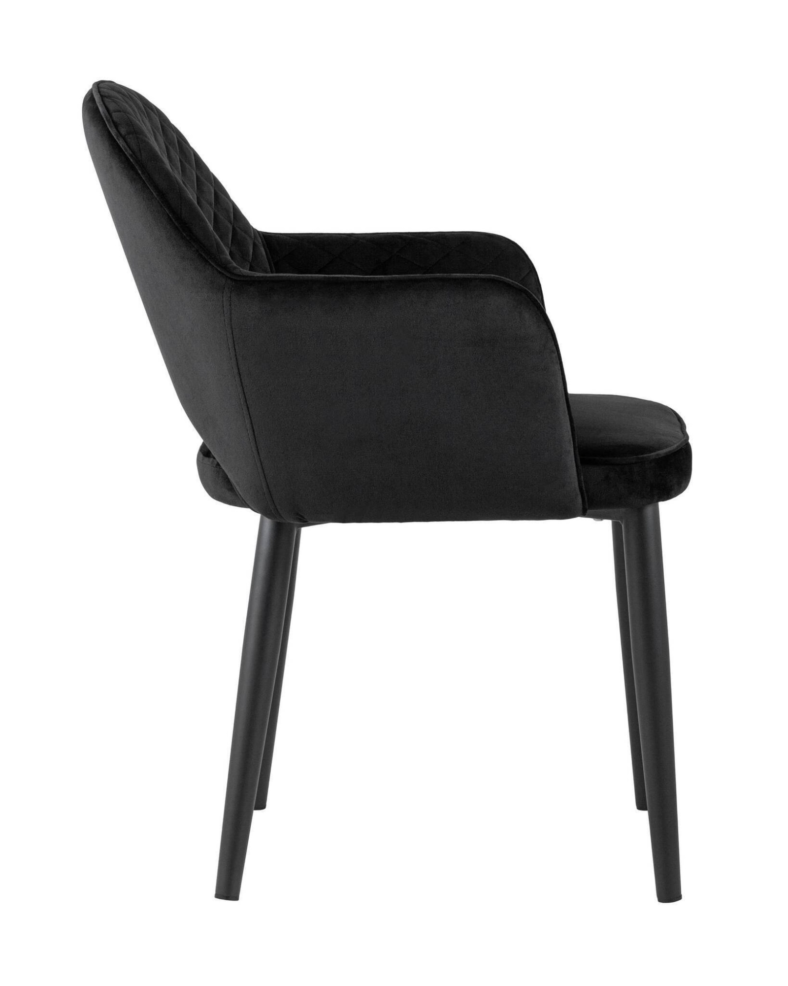 Стул Венера диамант велюр черный Stool Group