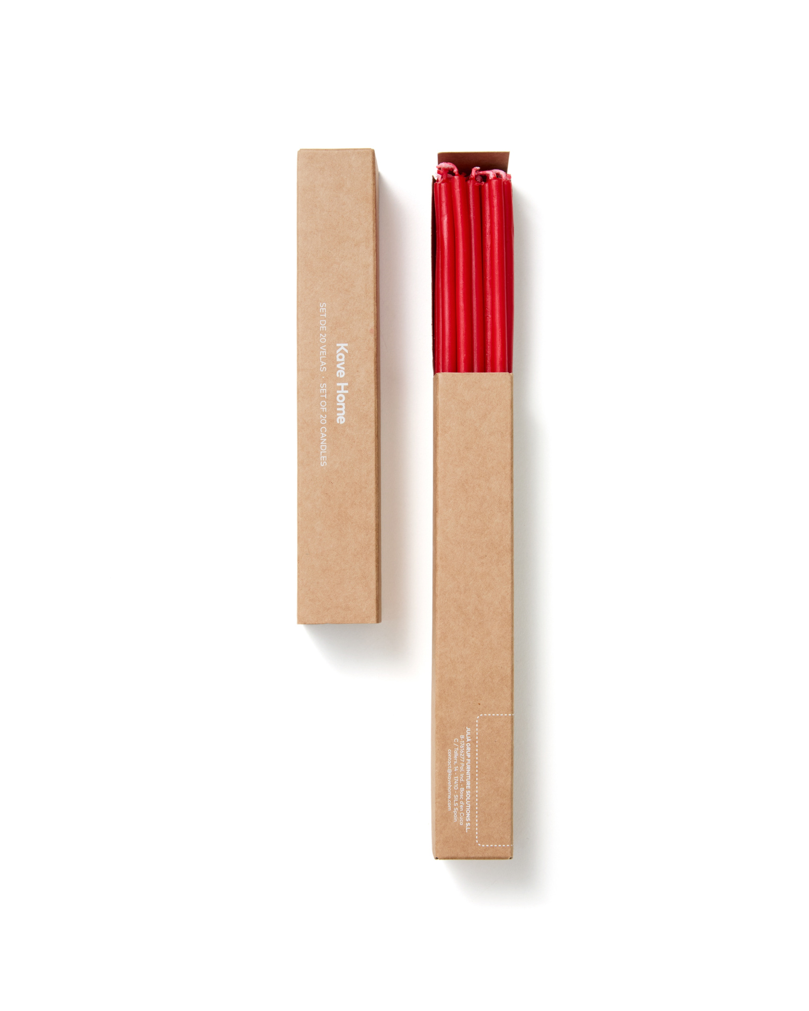 Набор Solvin из 20 красных свечей La Forma 443266