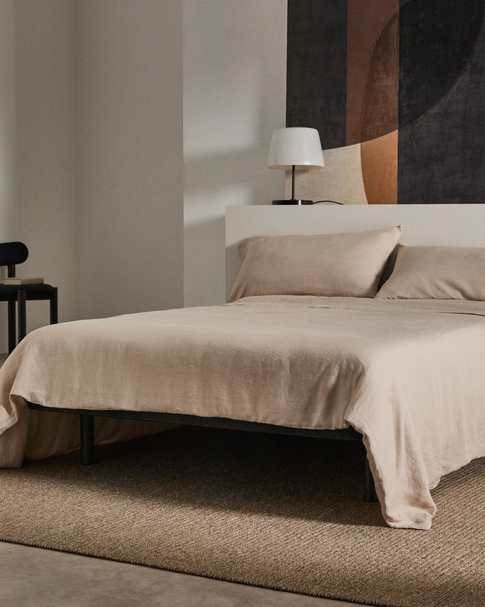 Основание для кровати Under 135x190 ткань 3D серый La Forma (ex Julia Grup)