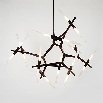 Подвесная люстра ANDES 20 Черный by ImperiumLoft