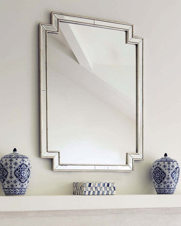 Зеркало в серебряной раме Холтон Louvre Home LHVM073S