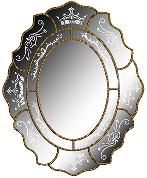 Зеркало настенное "Император" Glasar 45-015