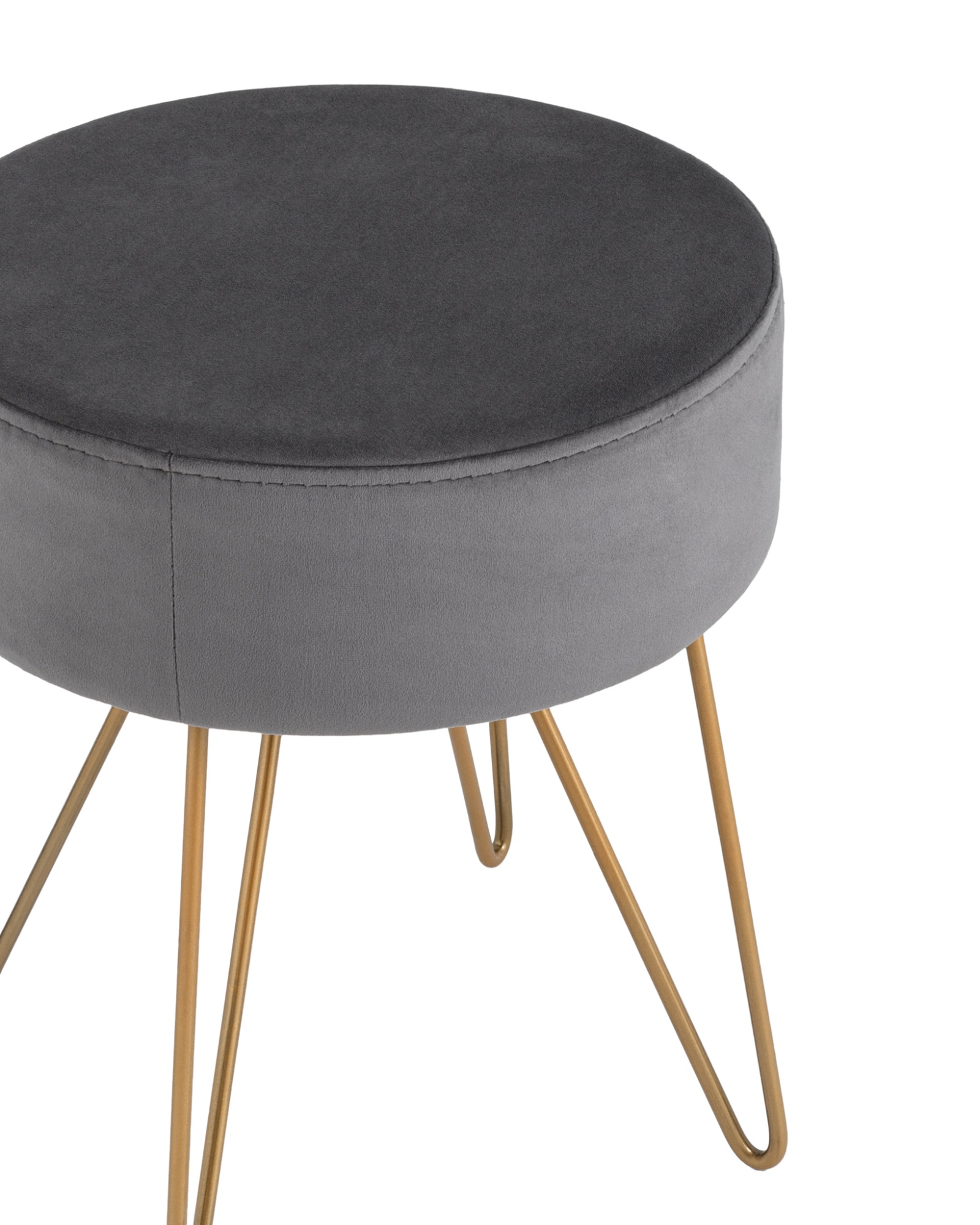 Пуф Спейси велюр серый Stool Group