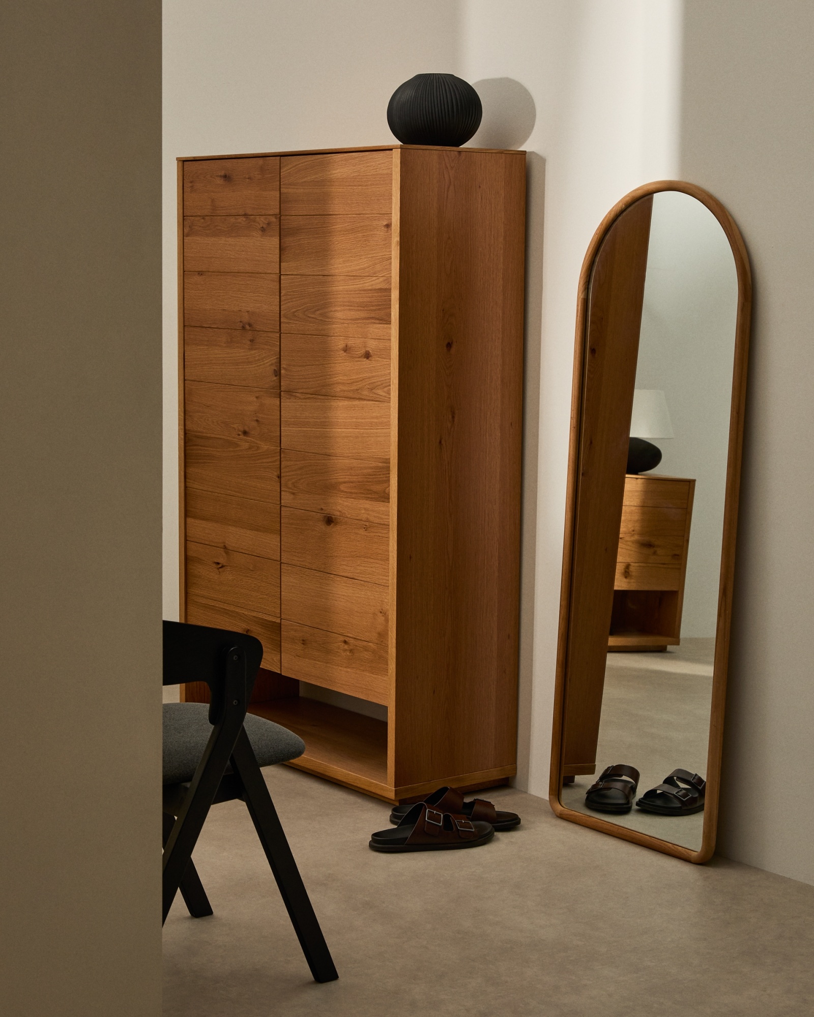 Зеркало Milsa в раме из тикового дерева 55 x 155см La Forma (ex Julia Grup)